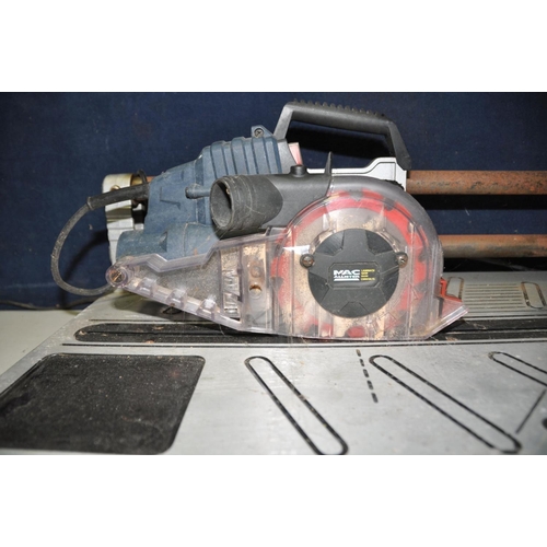 1326 - A MAC ALLISTER COD-650LTS laminate saw along with a Performance Power HS8-4 table saw (both PAT pass... 