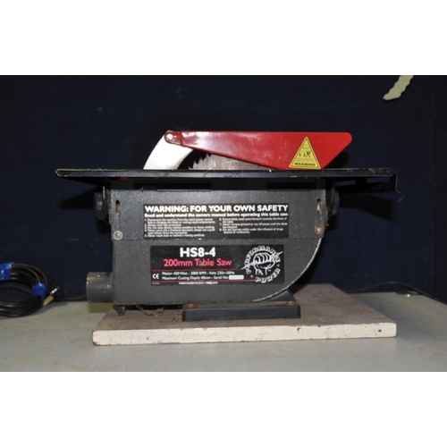 1326 - A MAC ALLISTER COD-650LTS laminate saw along with a Performance Power HS8-4 table saw (both PAT pass... 