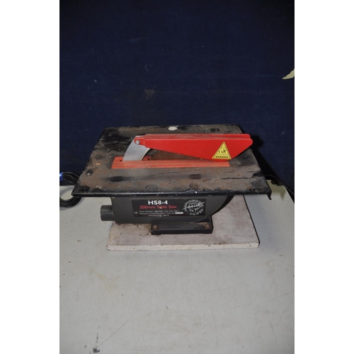 1326 - A MAC ALLISTER COD-650LTS laminate saw along with a Performance Power HS8-4 table saw (both PAT pass... 