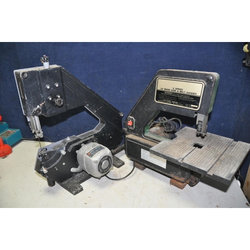 1331 - A BLACK AND DECKER BD-339 band saw along with a NU-TOOL GROUR HBS10 three speed band saw/belt sander... 