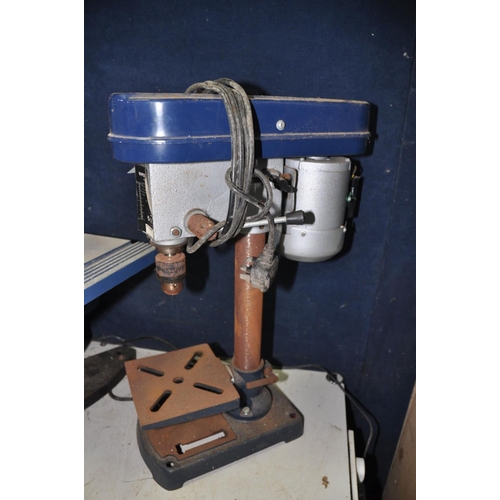 1334 - A POWER CRAFT M1A190 band saw along with a pillar drill (no branding visible) model No WPPD350 (both... 