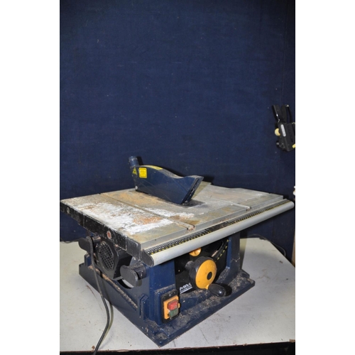 1335 - A MAC ALLISTER COD1500WTS portable table saw with laser (PAT pass and working)