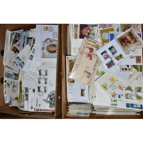 415 - HUGE COLLECTION OF GB FDCs in six boxes from 1960s to approximately 2017 with some duplication, alth... 