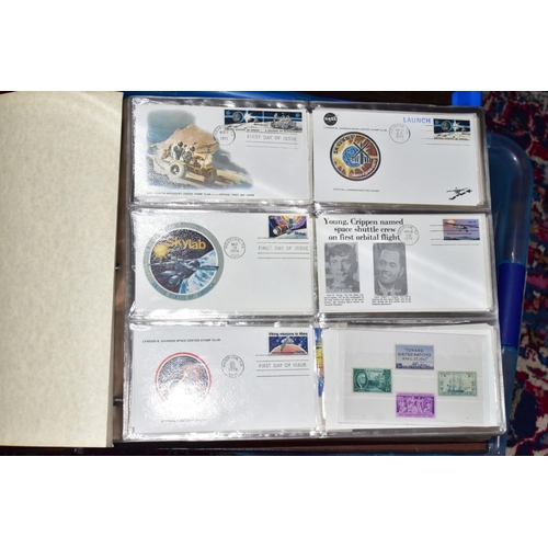 425 - A LARGE COLLECTION OF FIRST DAY COVERS AND STAMP COVERS 1970'S - 1990'S, in two plastic containers m... 