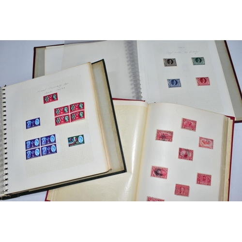 426 - BOX OF STAMPS IN FOUR ALBUMS AND LOOSE on album pages we note Germany Reich period mint collection, ... 