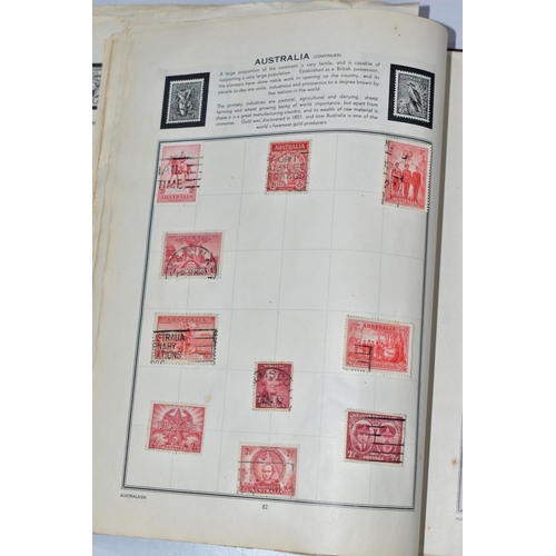 429 - WORLDWIDE STAMP COLLECTION in Meteor loose leaf album, mainly mid period to about 1950