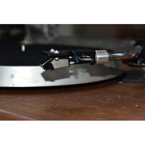 440 - A TELEDYNE ACOUSTIC RESEARCH THE AR TURNTABLE with walnut plinth, two cartridge heads one with an Or... 