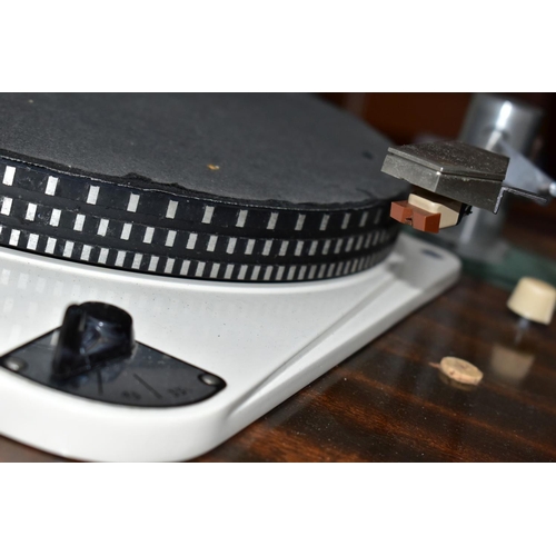 441 - A GARRARD 301 TRANSCRIPTION TURNTABLE, Schedule No 51400/2, Serial No 58451 mounted to a recent plin... 