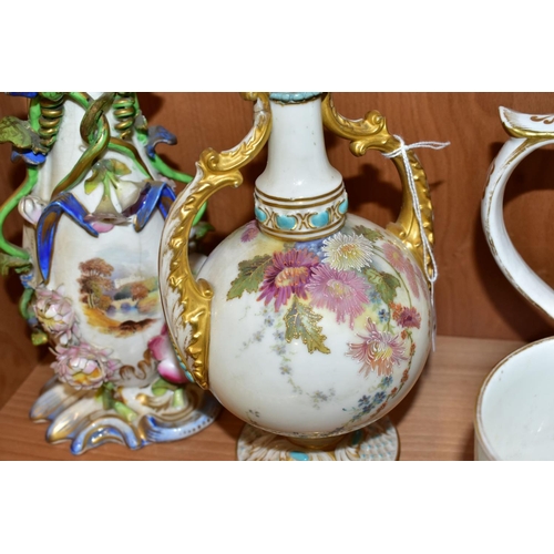 467 - A GROUP OF 18TH AND 19TH CENTURY BRITISH POTTERY AND PORCELAIN, some pieces with extensive damage an... 