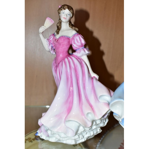 503 - SIX ROYAL DOULTON FIGURE OF THE YEAR FIGURINES, comprising boxed Classics Figure of the Year 2002 Sa... 