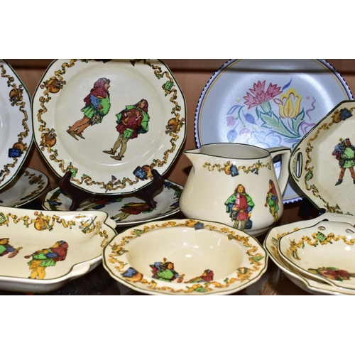 505 - A GROUP OF ROYAL DOULTON SERIESWARE, OTHER CERAMICS AND GLASSWARES, to include eleven pieces of Roya... 