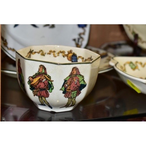 505 - A GROUP OF ROYAL DOULTON SERIESWARE, OTHER CERAMICS AND GLASSWARES, to include eleven pieces of Roya... 