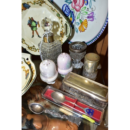 505 - A GROUP OF ROYAL DOULTON SERIESWARE, OTHER CERAMICS AND GLASSWARES, to include eleven pieces of Roya... 