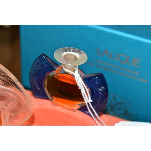 526 - A BOXED LALIQUE LES INTROUVABLES SET AND OTHER PERFUME, comprising Les Introuvables - the Ultimate C... 