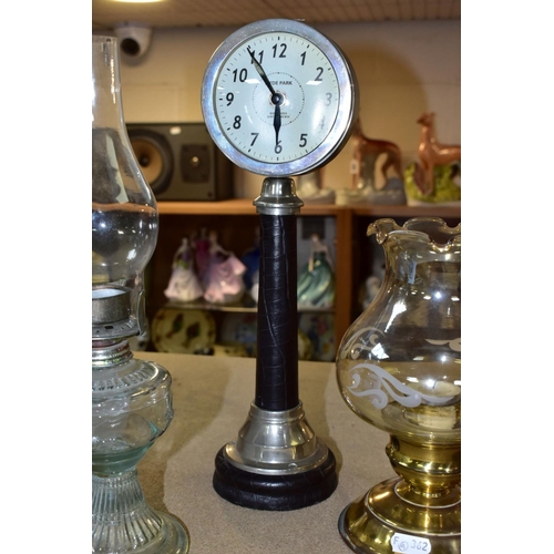 537 - A LATE VICTORIAN BLACK SLATE MANTEL CLOCK OF ARCHITECTURAL FORM, enamel dial with Arabic numerals, c... 