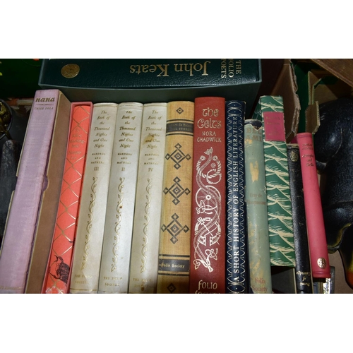 546 - A BOX OF THIRTY FOLIO SOCIETY BOOKS, some in slip cases, to include seven Jane Austen titles, The Fo... 