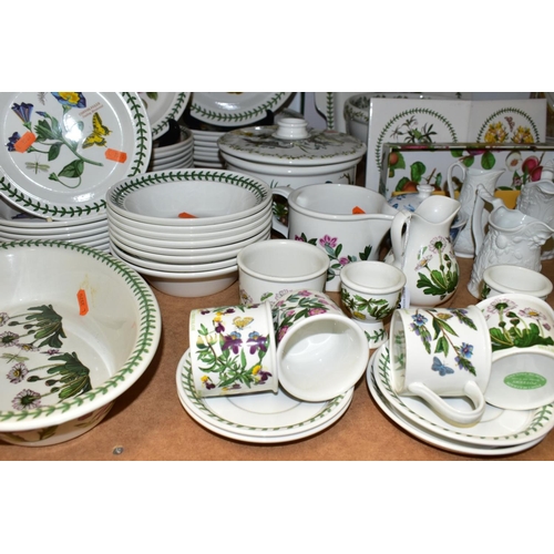 589 - AN EIGHTY SEVEN PIECE PORTMEIRION BOTANIC GARDEN DINNER SERVICE AND OTHER PIECES OF PORTMEIRION, the... 