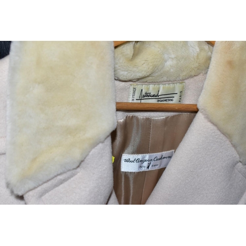 627 - FUR COATS, DRESSES, BAGS AND TABLE LINEN ETC, to include two brown mink fur coats with labels for Fa... 