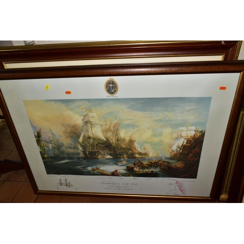 674 - PICTURES AND PRINTS ETC, to include maritime prints - signed Steven Dews 'The Tweed in the Channel 1... 