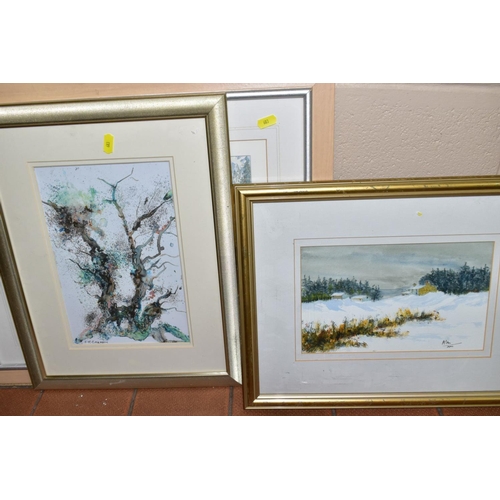 683 - DECORATIVE LATE 20TH CENTURY / EARLY 21 CENTURY WATERCOLOURS ETC, comprising 'The Beach at Ravenglas... 