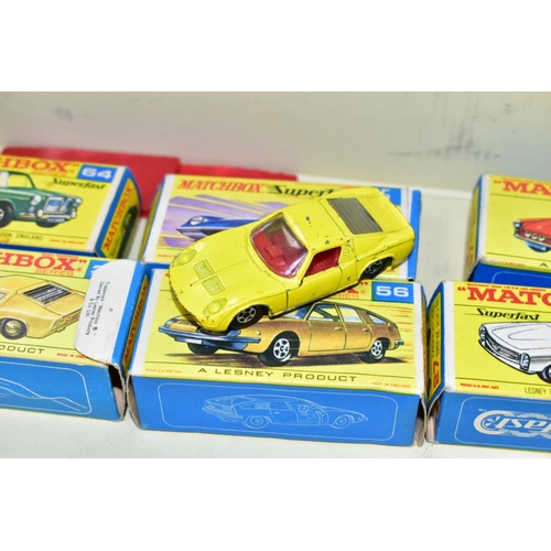 707 - A BOXED LESNEY MATCHBOX 1-75 SERIES LAMBORGHINI MIURA P400, No.33, Superfast version with yellow bod... 