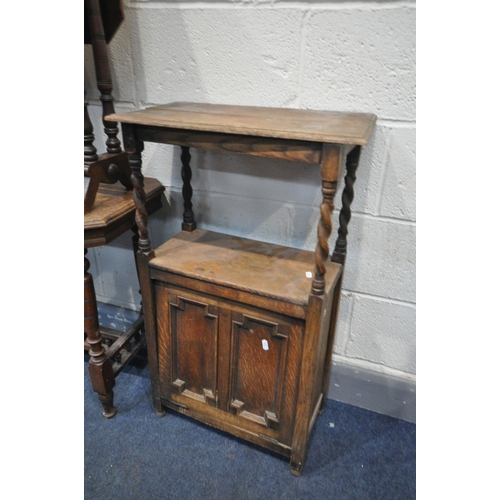 1643 - A SELECTION OF EARLY 20TH CENTURY OCCASIONAL FURNITURE, to include a walnut Sutherland table, walnut... 