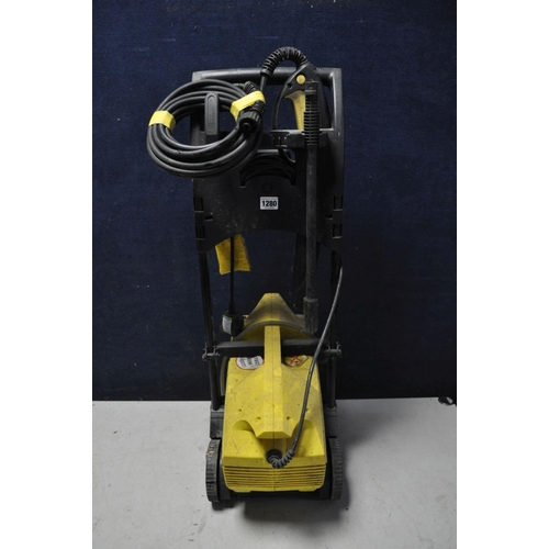 1280 - A KARCHER 411A pressure washer with lance (PAT pass and powers up but UNTESTED)