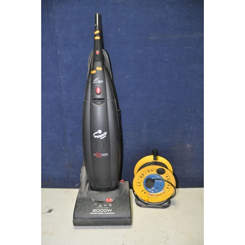 1281 - A HOOVER U3528-OO1 vacuum cleaner along with a 25m extension lead, JVC UX-GB9DAB micro component sys... 