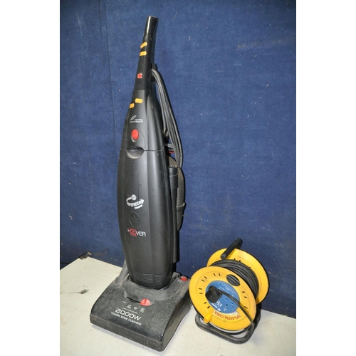 1281 - A HOOVER U3528-OO1 vacuum cleaner along with a 25m extension lead, JVC UX-GB9DAB micro component sys... 