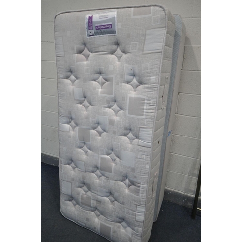 1515 - A SLEEPMASTER SINGLE DIVAN BED AND MATTRESS