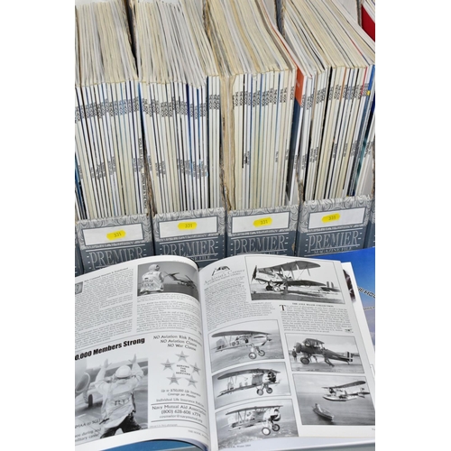 331 - AIRCRAFT & MILITARY MAGAZINES, ten folders containing approximately 230 publications to include 'The... 