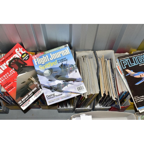 340 - AVIATION MAGAZINES a collection of approximately 400+ editions of the late 20th - early 21st century... 