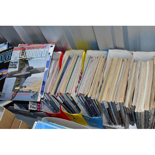 340 - AVIATION MAGAZINES a collection of approximately 400+ editions of the late 20th - early 21st century... 