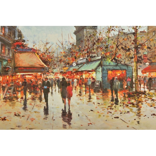 391 - HENDERSON CISZ (BRAZIL 1960) 'LIGHTS OF PARIS', a signed limited edition print depicting a Parisian ... 