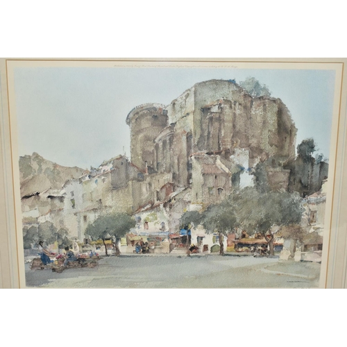 399 - WILLIAM RUSSELL FLINT (1881-1969) 'LA VOULTE SUR RHONE', a signed limited edition print depicting ma... 