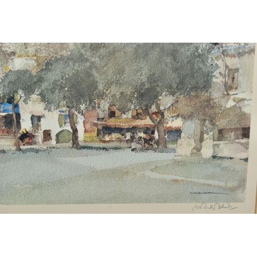 399 - WILLIAM RUSSELL FLINT (1881-1969) 'LA VOULTE SUR RHONE', a signed limited edition print depicting ma... 