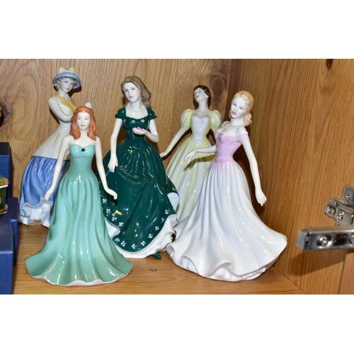 457 - SEVEN ROYAL DOULTON LADY FIGURES, comprising 'Pretty Ladies Best of the Classics -Amy' HN4782, Amand... 