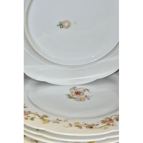 476 - A LIMOGES 'HAVILAND & CO' DINNER SERVICE, comprising ten soup dishes (two chipped), thirty one plate... 