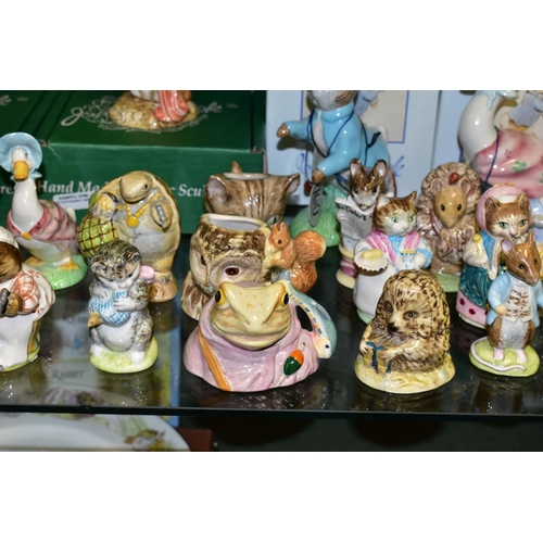 506 - A QUANTITY OF BOXED AND UNBOXED BESWICK BEATRIX POTTER FIGURES, thirty five pieces, comprising two b... 