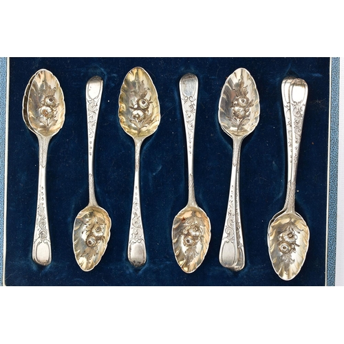 129 - GEORGE III SILVER SPOONS, nine silver old English teaspoons, reworked at a later date (possibly mid ... 