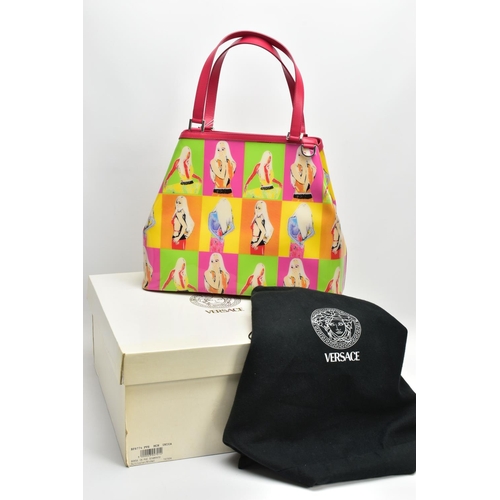 132 - A BOXED VERSACE HANDBAG 'CALL ME DONATELLA', from the Spring / Summer 2004 Pop Art ready to wear col... 