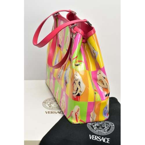 132 - A BOXED VERSACE HANDBAG 'CALL ME DONATELLA', from the Spring / Summer 2004 Pop Art ready to wear col... 