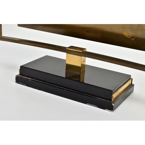 139 - A ROLEX RETAILER'S COUNTER TOP MIRROR, the rectangular swing mirror with black and cream lacquered s... 