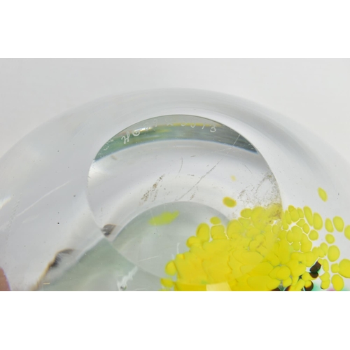 147 - PER LUTKIN (1916-1998) FOR HOLMEGAARD, A GRAAL GLASS BOWL, yellow and green cased in clear glass, in... 