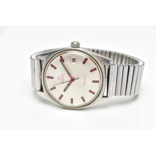 25 - A STAINLESS STEEL 'OMEGA' AUTOMATIC WRISTWATCH, model number 166.041, automatic movement cal. 565, m... 