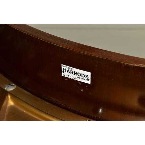 353 - ALLISON OF LONDON, A MAHOGANY PETITE BABY GRAND PIANO, serial number unknown, supplied by Harrods of... 