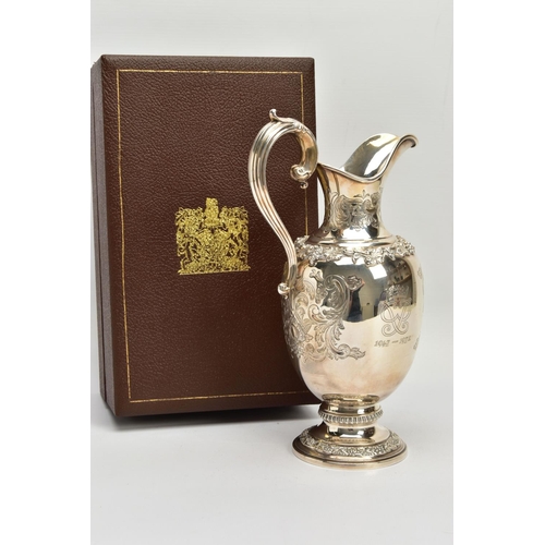 76 - A CASED GARRARDS SILVER ELIZABETH II & DUKE OF EDINBURGH SILVER WEDDING ANNIVERSARY LIMITED EDITION ... 