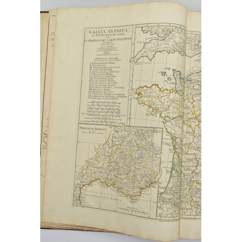 288 - D'ANVILLE (JEAN BAPTISTE BOURGIGNON) A COMPLETE BODY OF ANCIENT GEOGRAPHY.....NEATLY ENGRAVED ON THI... 