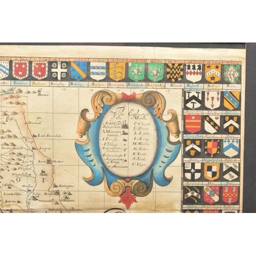 292 - STAFFORDSHIRE, PLOT (ROBERT), '....This Map of Staffordshire newly delineated after a new manner wit... 