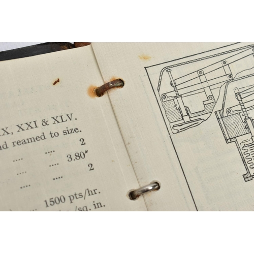 295 - A ROLLS ROYCE 'MERLIN' AERO ENGINES (POCKET) FOLIO OF DESIGN, INSTALLATION, RUNNING AND MAINTENANCE ... 